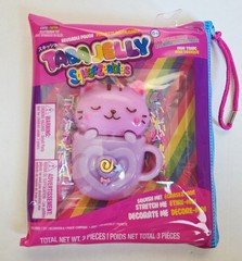 Taba Jelly Squeezeables Pink Cat Mug Squishy, Kaylee Kitty Squishi Squeeze Toy
