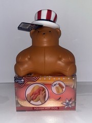 TOYMENDOUS SUNNY DAYS SQUISH HOT DOG&PATRIOTIC BEAR Viral Squishy 4th Of July