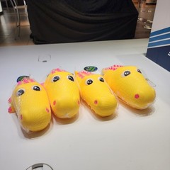1x 🐊 PPNC Squishy Alligator Chomp Chomp Gator Stress Relief Viral Yellow 💛.