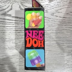 Nee Doh Nice-Sicle Super Solid Squish Tactile Squeeze Toy Purple Yellow Red Blue