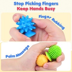 Sensory Fidget Toys Kids Adults: 16 Pack 16PCS, Green|orange|purple|pink|blue